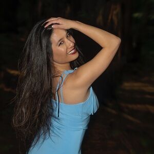 Camila Coelho Light Blue Strappy Dress